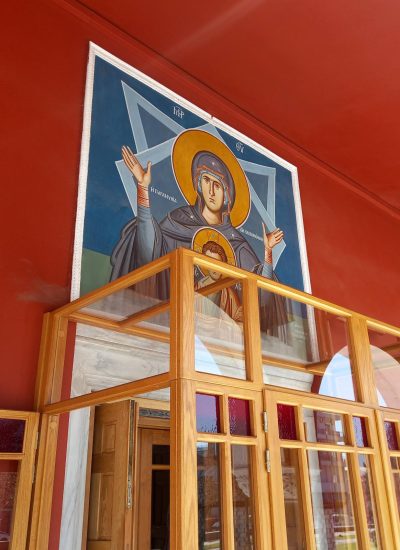 Καθαρισμός τζάμιων πρόσοψης Ι.Ν (7)